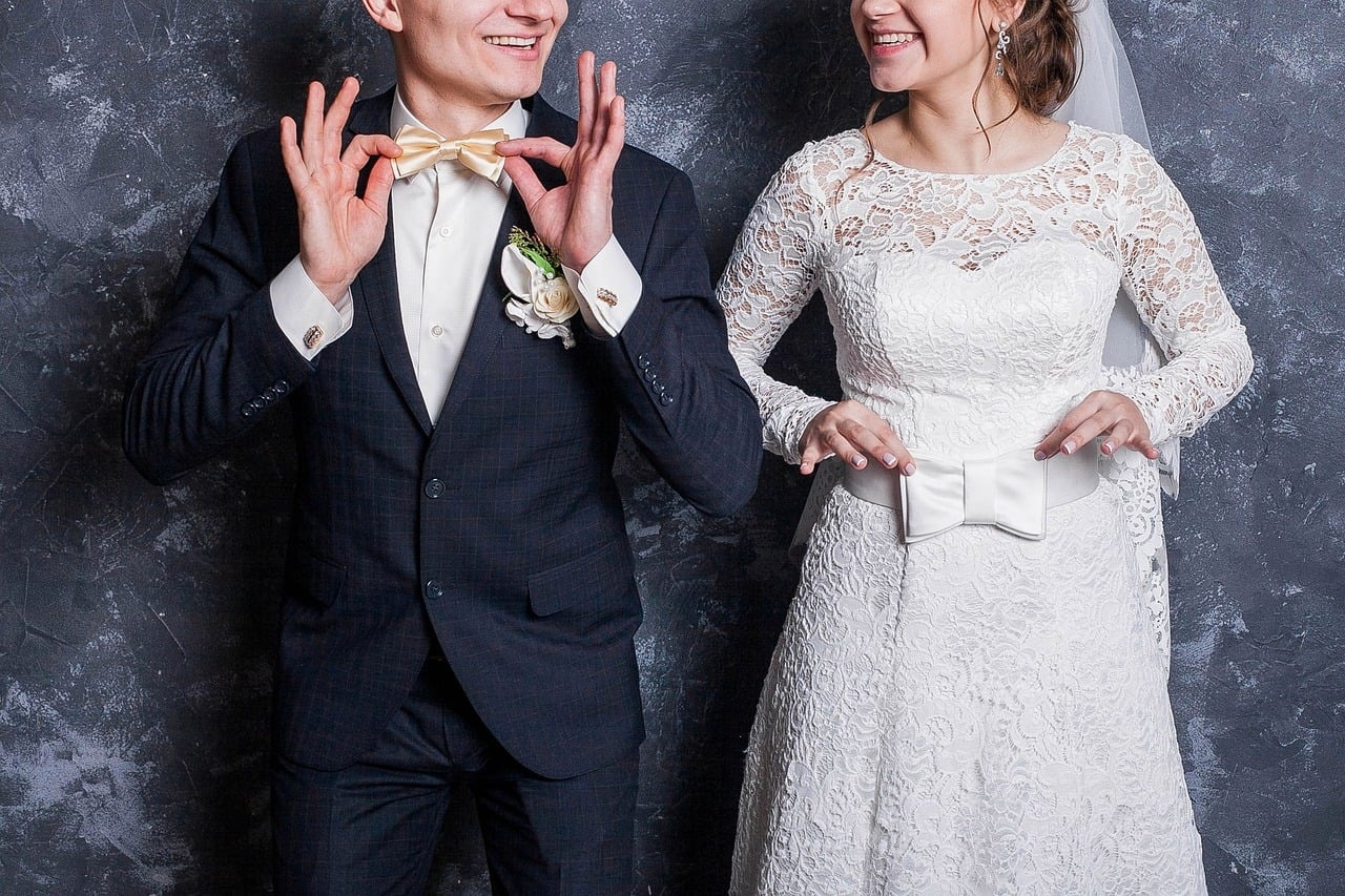 Estilismo de boda con luz suave